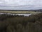 Danube river with beautiful untouched water landscape