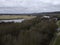 Danube river with beautiful untouched water landscape