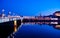 Danube River in the Blue Hour