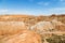 Danxia Feng, or Colored Rainbow Mountains, in Zhangye, Gansu, China