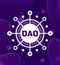 DAO, Decentralized Autonomous Organisation vector