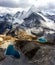 Daocheng yading scenic spot(inagi aden),in Sichuan,China National Nature Reserve,whit Blue lake, snow mountain valley