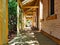 Dappled Shadows on Long Covered Verandah, Australia