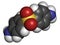 Dapsone antibacterial drug molecule