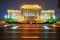 Daqing government office building in the night