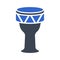 Darbuka musical instrument icon