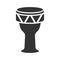 Darbuka musical instrument icon