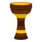 Darbuka musical instrument icon isolated