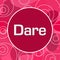 Dare Pink Random Circles Background