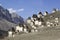 Dargavs, North Ossetia, Russia. The city of the dead is an ancient necropolis