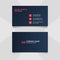 Dark Abstract Business Card Design Template