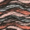 Dark abstract seamless pattern. Vector grunge horizontal striped background. Surface design with coral and gray colors.