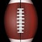 Dark background of american football or rugby sports