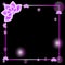 Dark background image, decorated with beautiful shiny flowers and pearl designs, designed specially for banners, greeting cards an