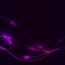 Dark background with purple laser shine neon waves