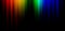 Dark background in rainbow colors. Bright red orange green blue unique blurred grainy background for website banner