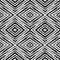 Dark black and white Geometric Watercolor. Decent Seamless Pattern. Hand Drawn Stripes. Brush Textur