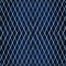 Dark blue background with abstract diamond pattern white net cover