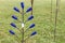 Dark Blue Bottle Tree Lawn Art