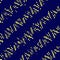 a dark blue lightly spotted background with irregular yellow gold halftone dot patterns on