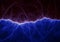 Dark blue lightning plasma background