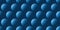 Dark Blue Modern Style Abstract Geometric Background Design, Rows of Many Large Lit 3D Balls Pattern