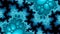 Dark blue organic cells abstract fractal backdrop