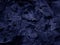 Dark blue rocks texture. Mountain close-up. Blue abstract stone grunge background.