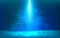 Dark blue underwater light vector scene background