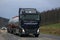 Dark Blue Volvo FH Tank Truck Evening Trucking