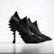 Dark And Brooding 3d Printed Sulo Spike Heels - Holotone Printing