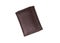 Dark brown leather wallet, credit card money cash