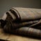 Dark Brown Tweed Fabric: Scottish Landscapes, Traditional Craftsmanship