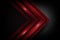 Dark carbon fiber and red overlap element abstract background