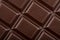 Dark chocolate block background