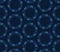 Dark classic blue tossed polka dot vector texture seamless pattern. Variegated soft blended geo dyed background. Denim