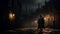 Dark Cloaked Demon Hunter: Unreal Engine Concept Art