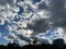 Dark Cloud Formations in the Afternoon Sky