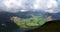 Dark clouds over Wasdale and Wast Water