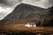 Dark Cloudy Day Over Buachaille Etive Mor, Glencoe, Scottish Highlands