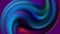 Dark Colorful Smooth Spiral Background in Seamless Loop