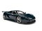 Dark coral blue modern fast super car