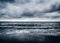 Dark Dramatic Stormy Seascape Concept