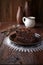 Dark Espresso Cake with Chocolate Glaze