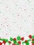 Dark faded Christmas splatter with splash