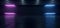 Dark Garage Hangar Warehouse Neon Purple Blue Glowing Vibrant Virtual Cyber Cinematic Empty Background Showroom Parking