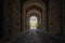 Dark gate is tunnel located near Esztergom basilica in Hungary