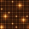 Dark gold grid with shining points.