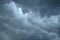 Dark Gray-Blue Thunderstorm Clouds