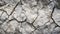 Dark gray grunge cracked rough concrete plate background for design